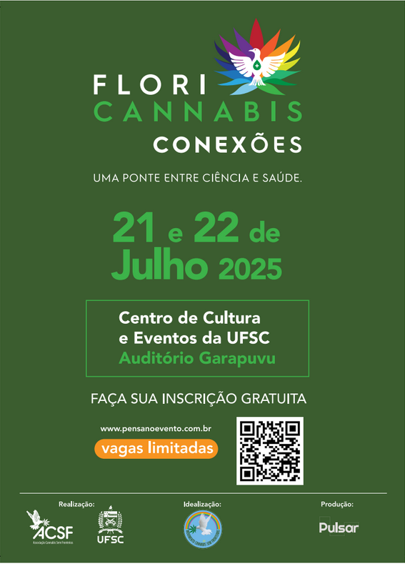 FloriCannabis ConexõeS, dias 21 e 22 de julho de 2025 na UFSC